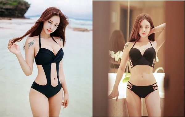 Gái xinh mặc bikini siêu nhỏ Hàn Quốc khiến dân mạng đứng ngồi không yên 