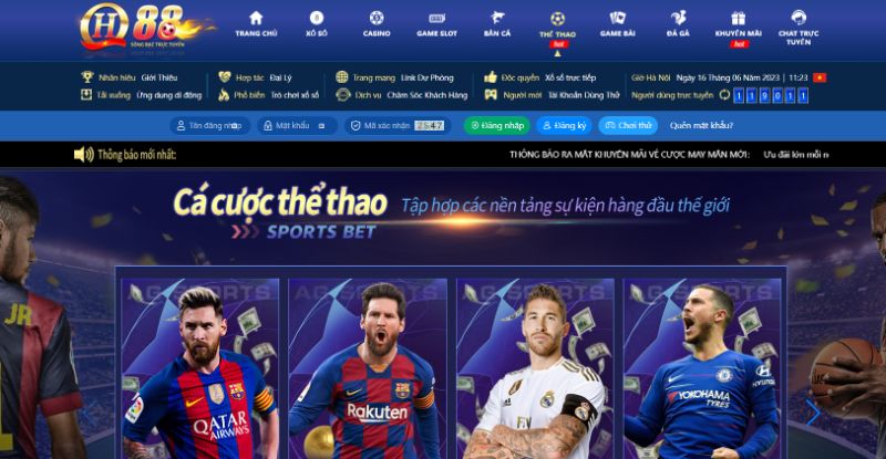 Cá cược thể thao kịch tính tại 789bet